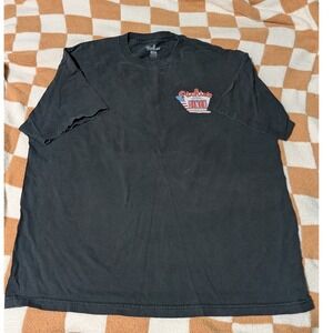 Richie's Diner T Shirt 2XL Black Car Diner‎ Graphic Print Novelty Tee 0275